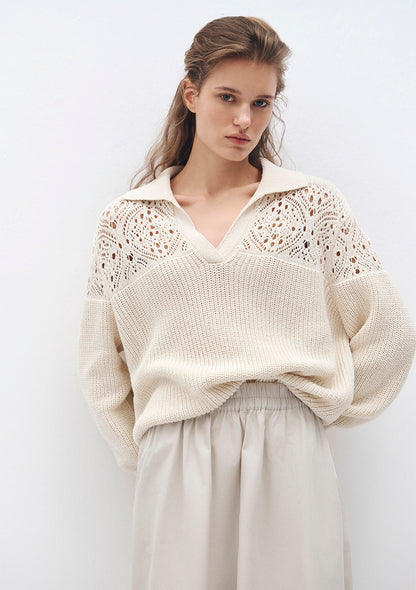 Ecru Sweater