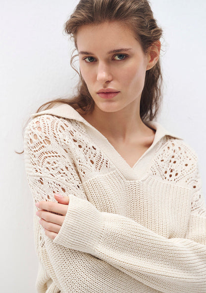 Ecru Sweater