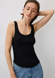 Black Knit Tank Top