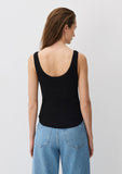 Black Knit Tank Top
