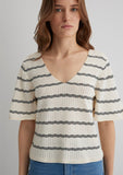 Striped Knit Top