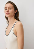 Ecru Knit Tank Top