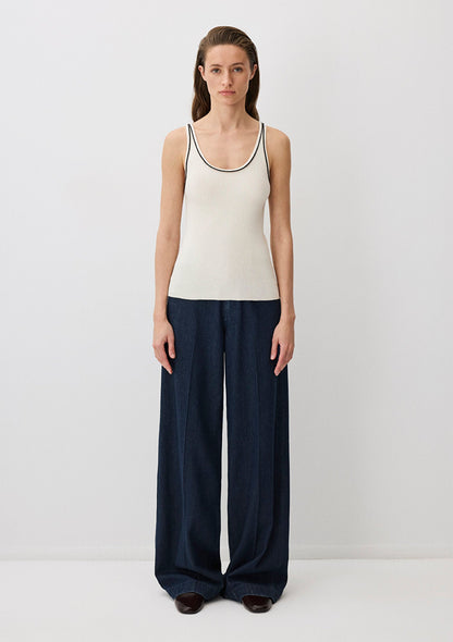 Ecru Knit Tank Top