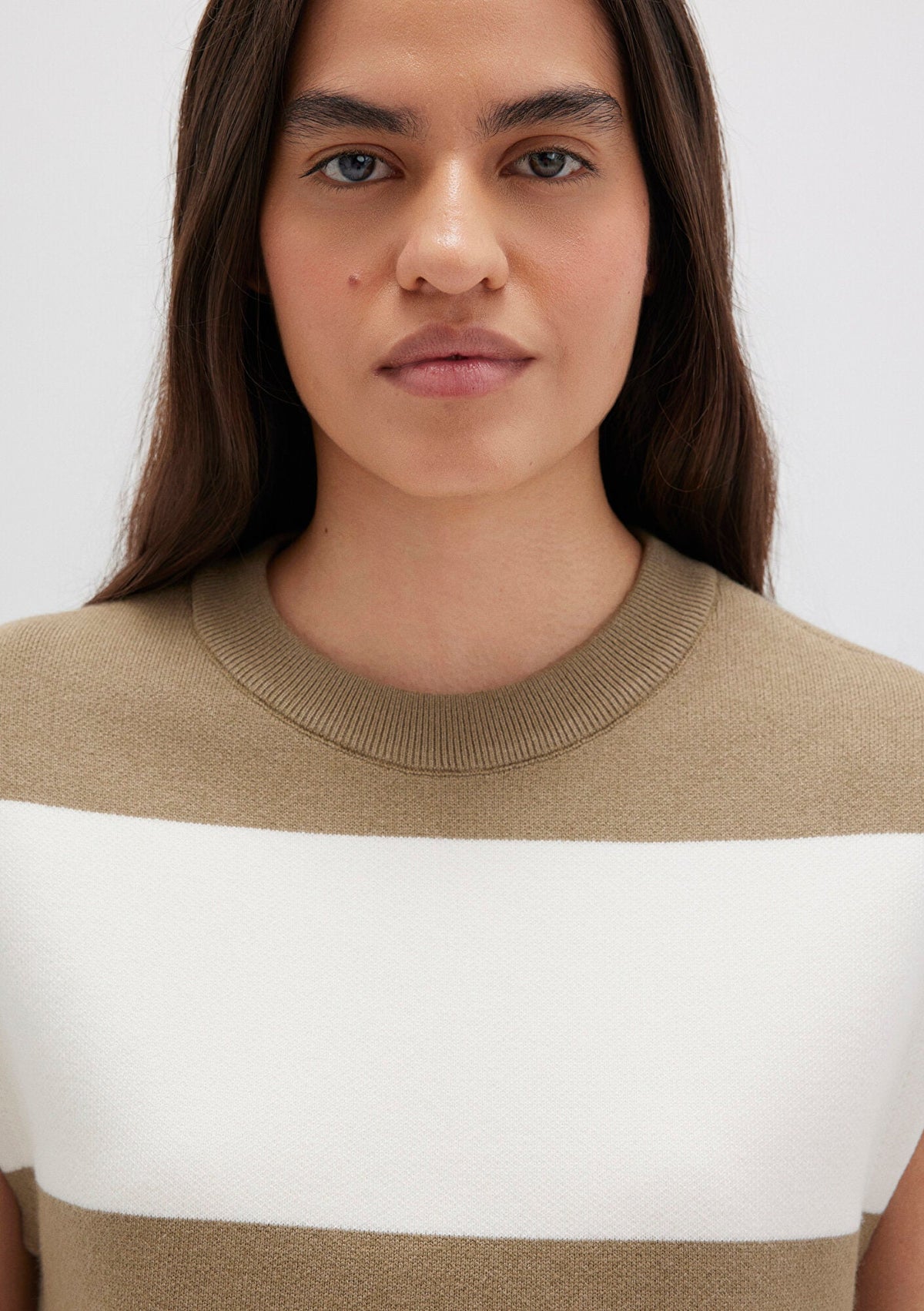 Block Colored Sweater Vest