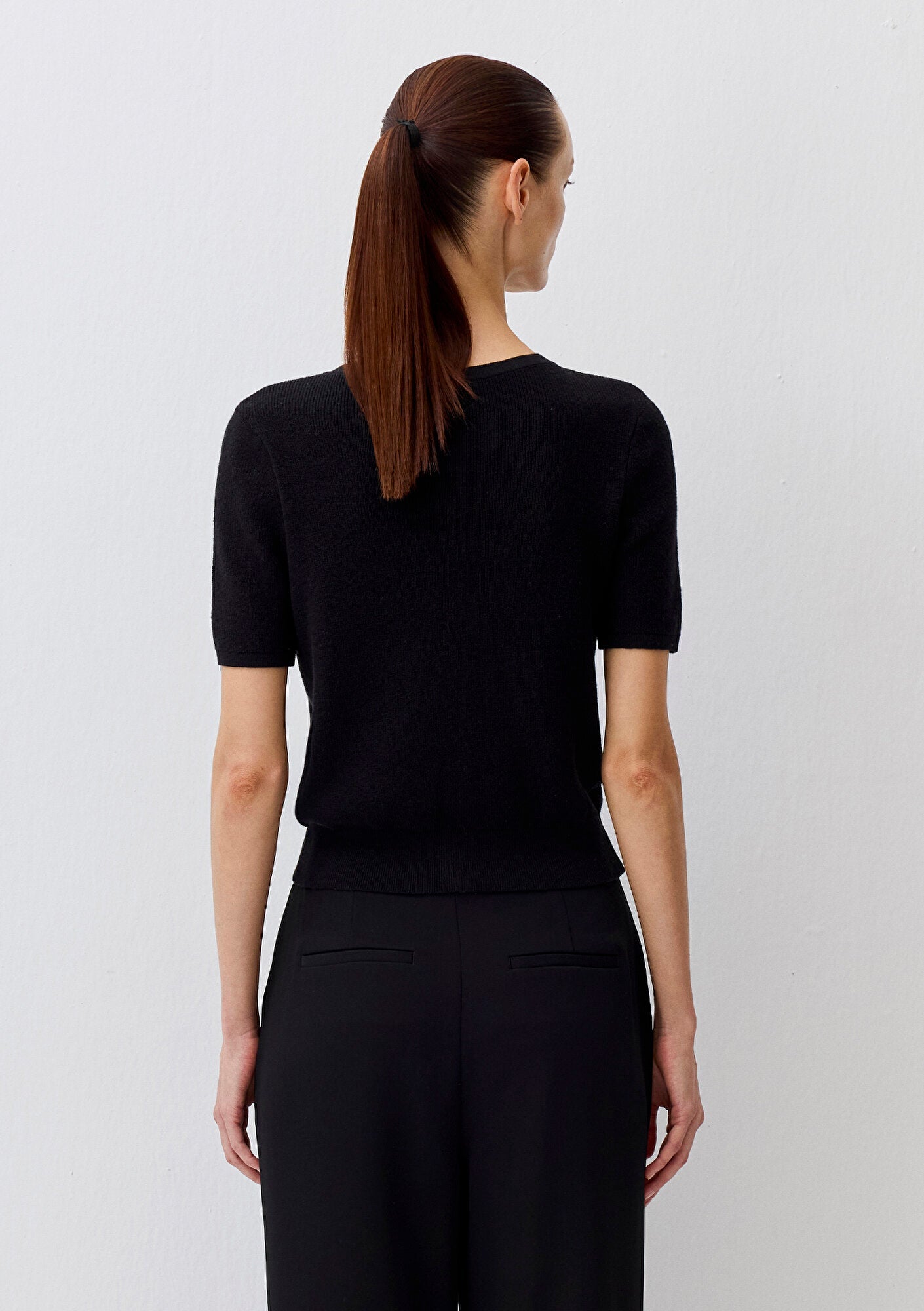 Short Sleeved Black Cardigan