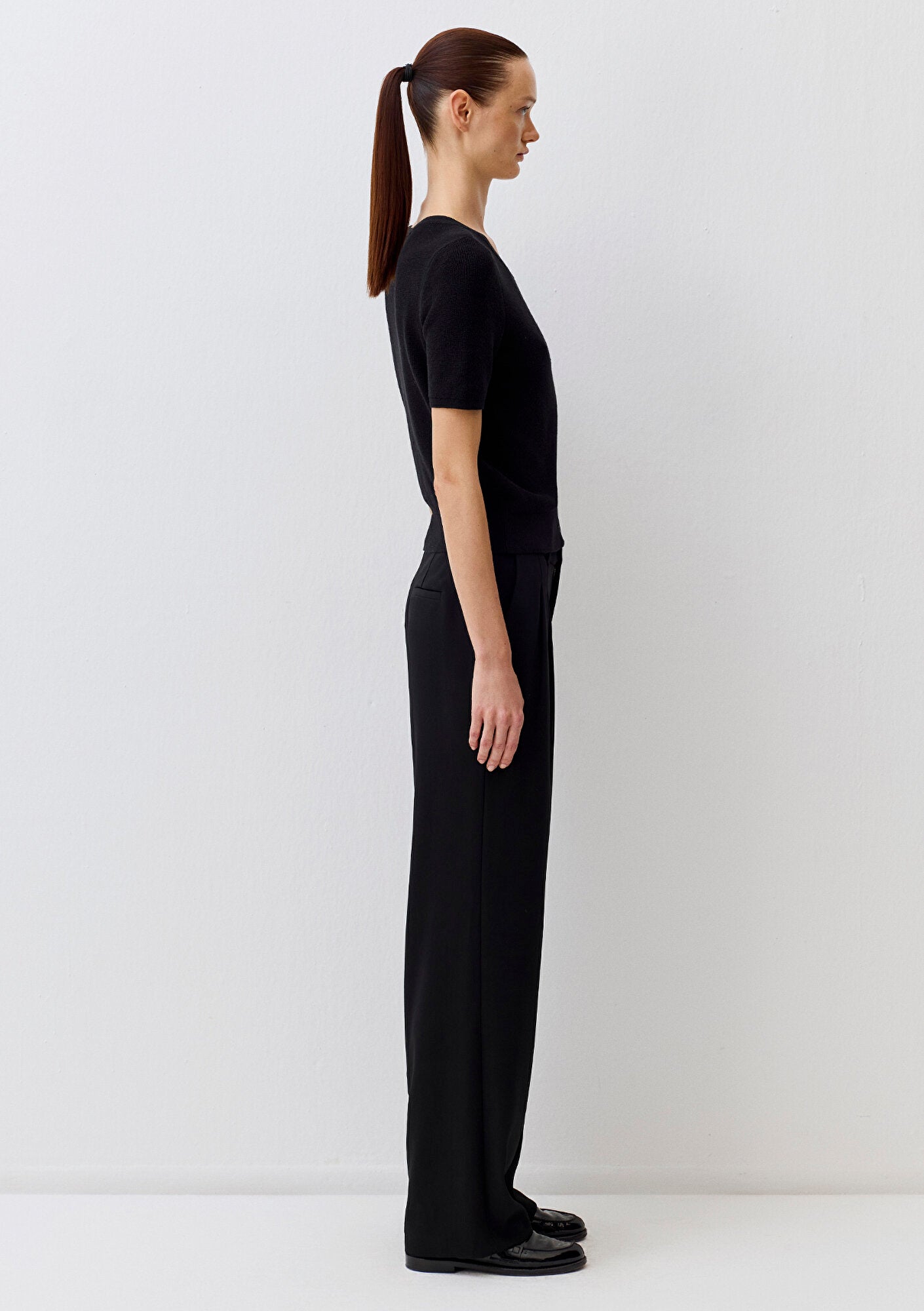 Short Sleeved Black Cardigan