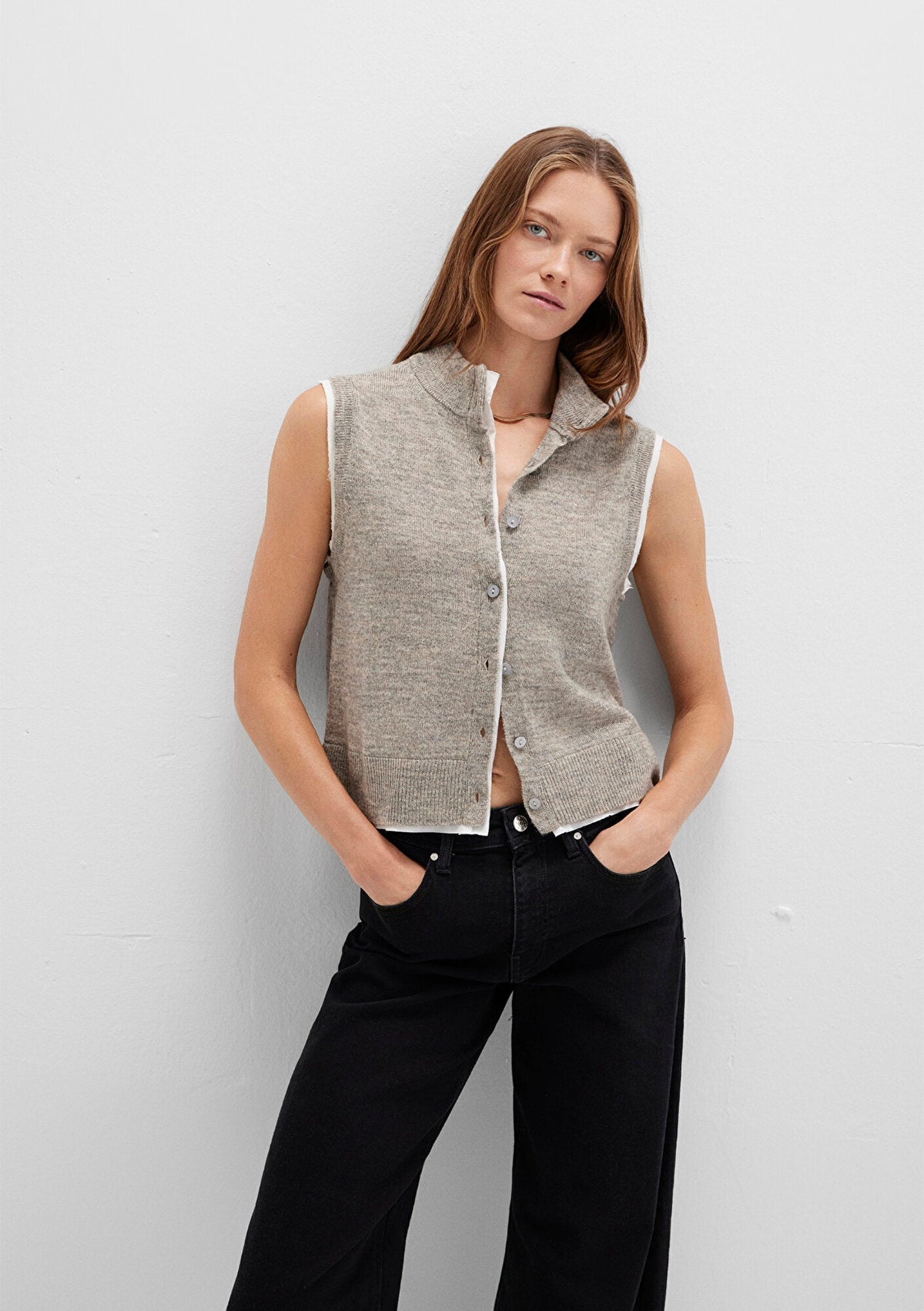 Wool Mix Grey Sweater