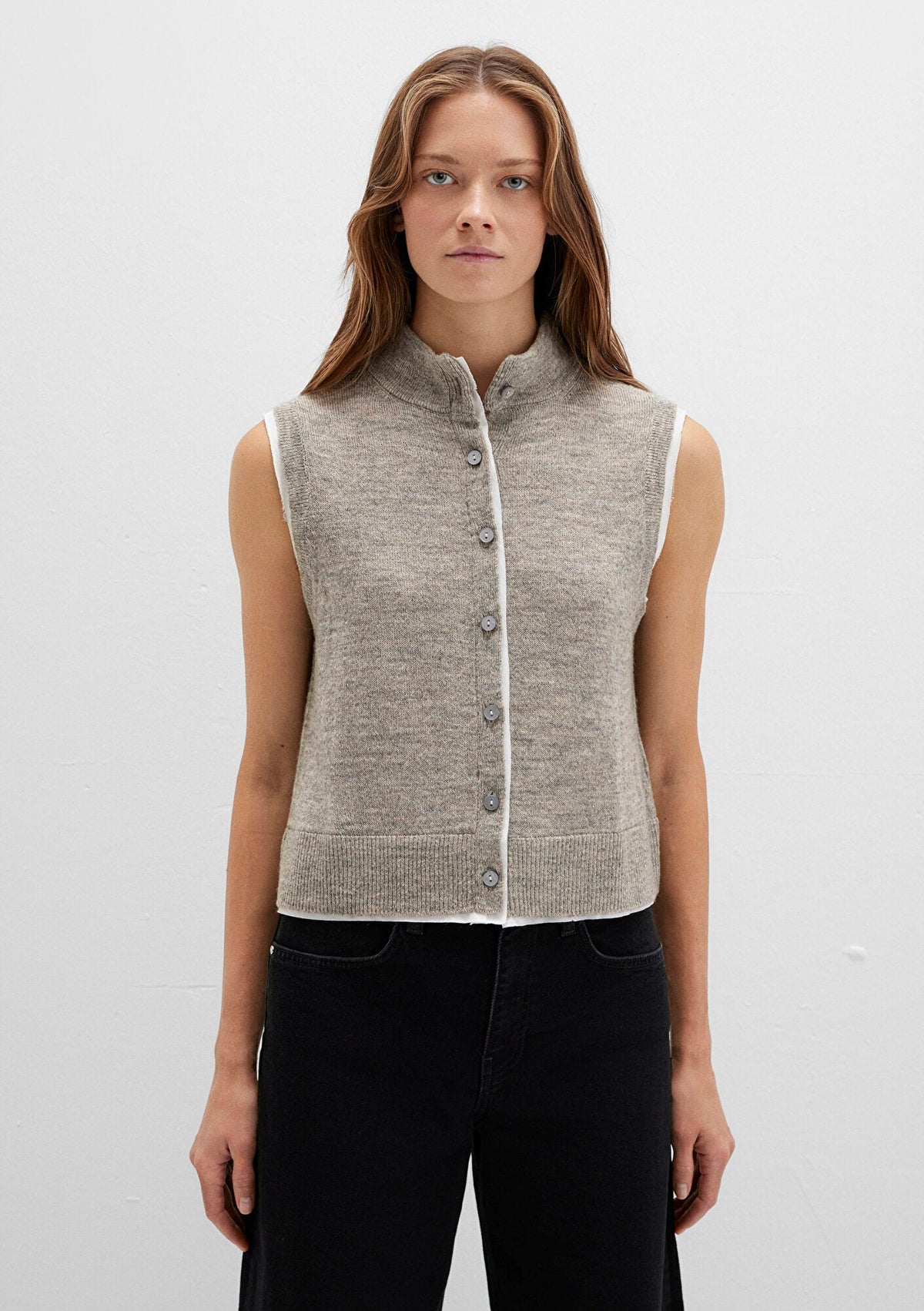 Wool Mix Grey Sweater