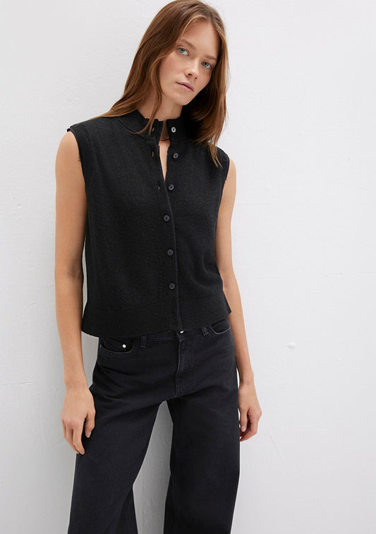 Wool Mix Black Sweater