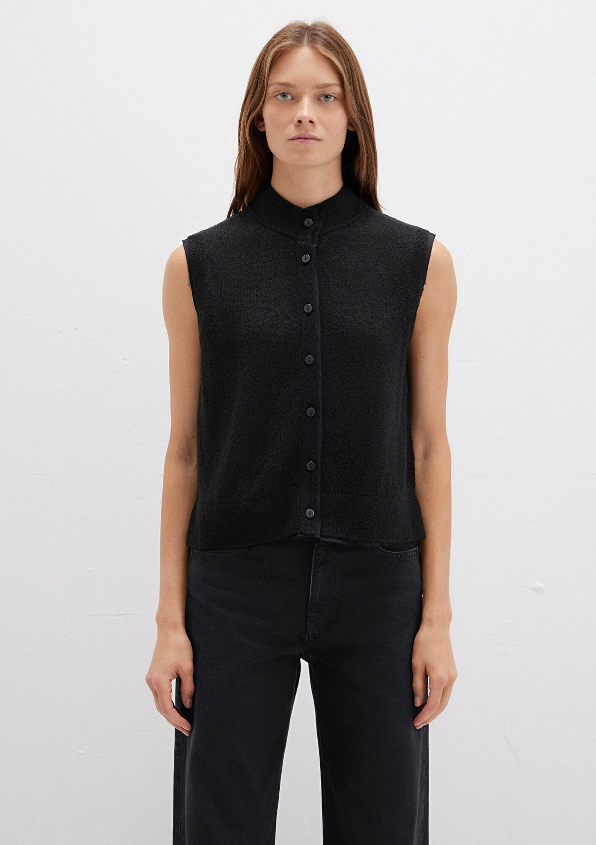 Wool Mix Black Sweater