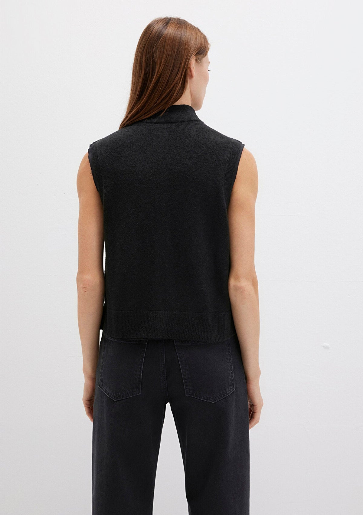 Wool Mix Black Sweater