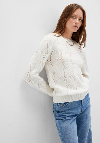 Crewneck Ecru Sweater