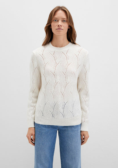 Crewneck Ecru Sweater
