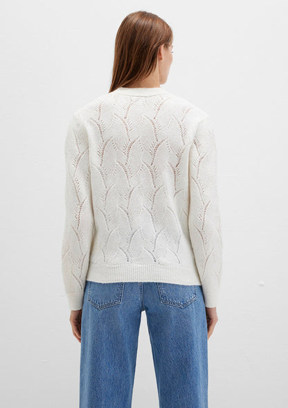 Crewneck Ecru Sweater