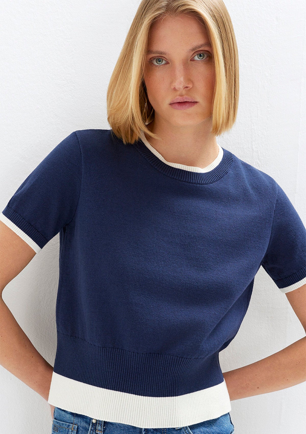 Navy Sweater