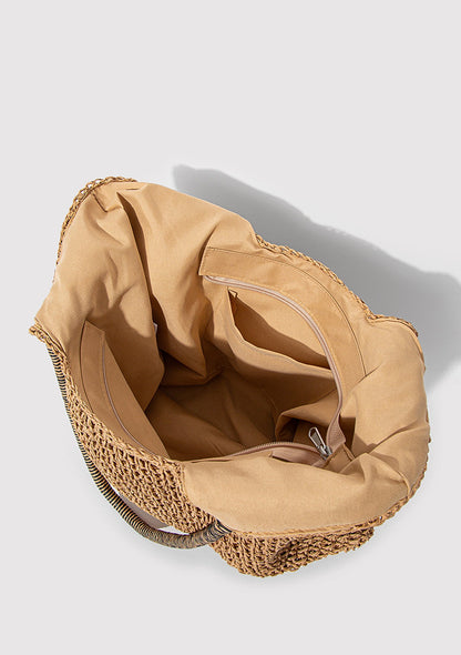Straw Shoulder Bag