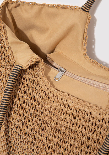 Straw Shoulder Bag