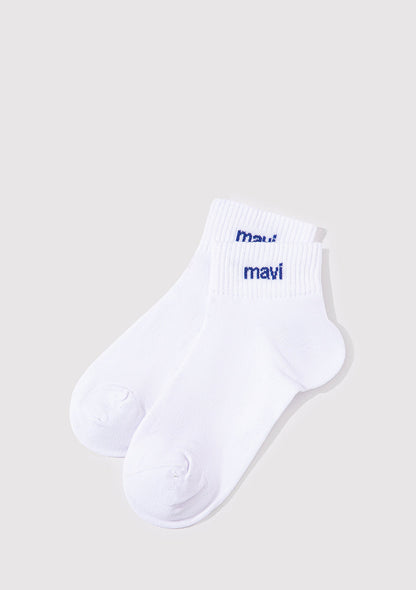 White Socket Socks