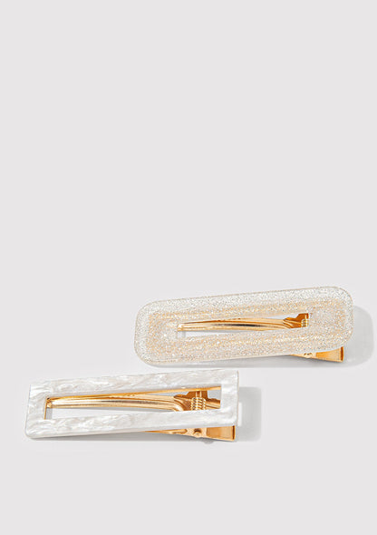 Silver Hair Clip