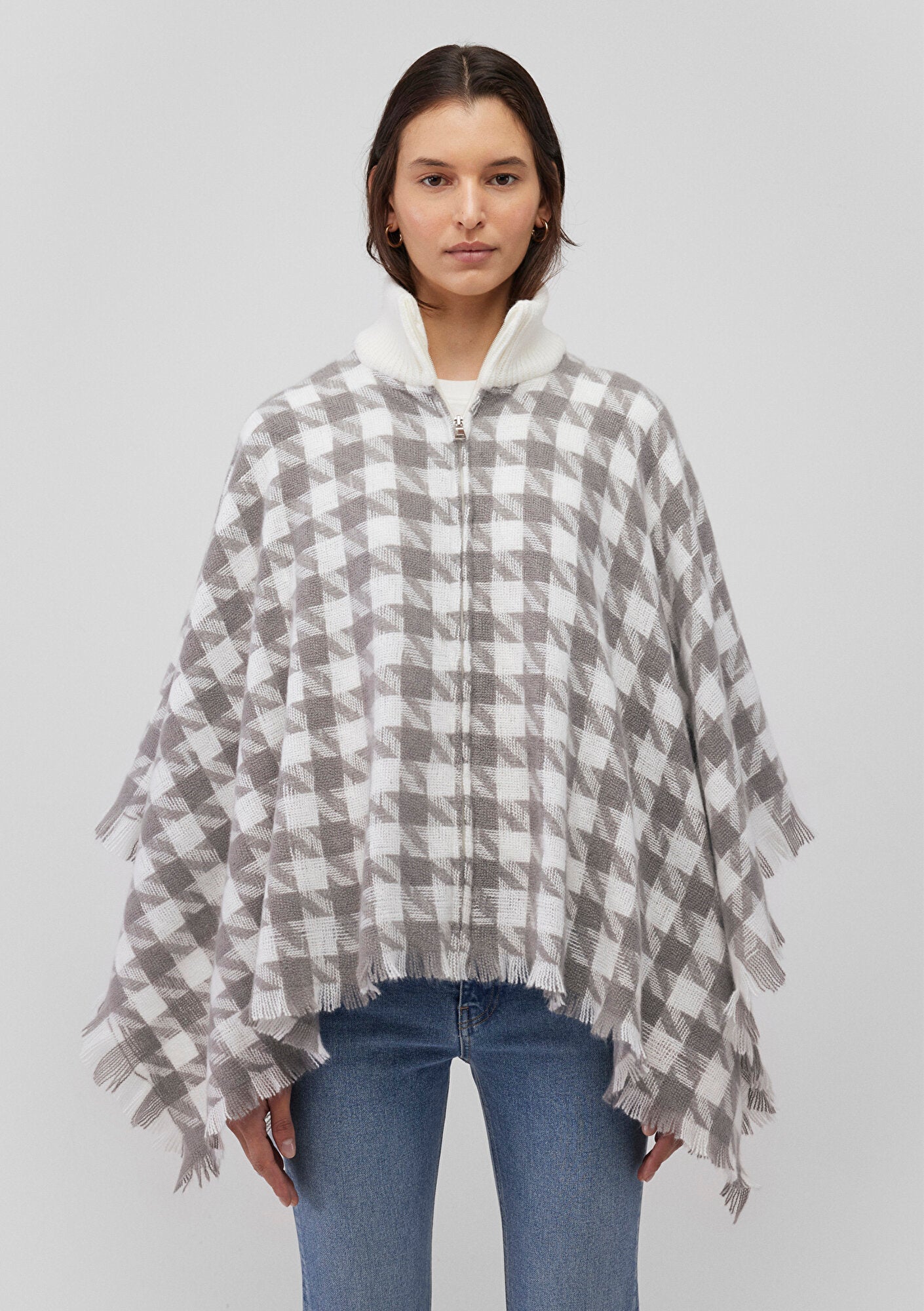 Grey Poncho