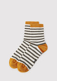 Brown Striped Socks