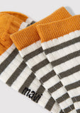 Brown Striped Socks