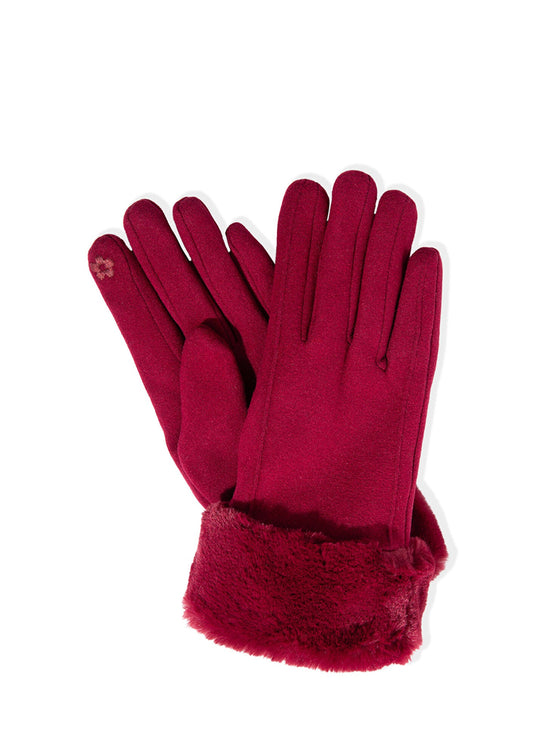 Burgundy Gloves