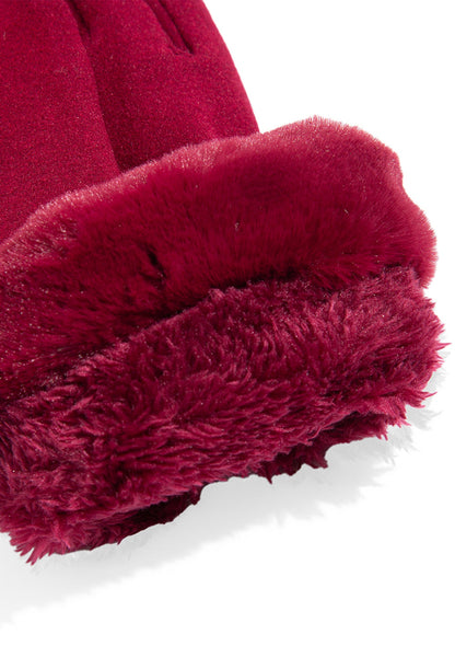 Burgundy Gloves
