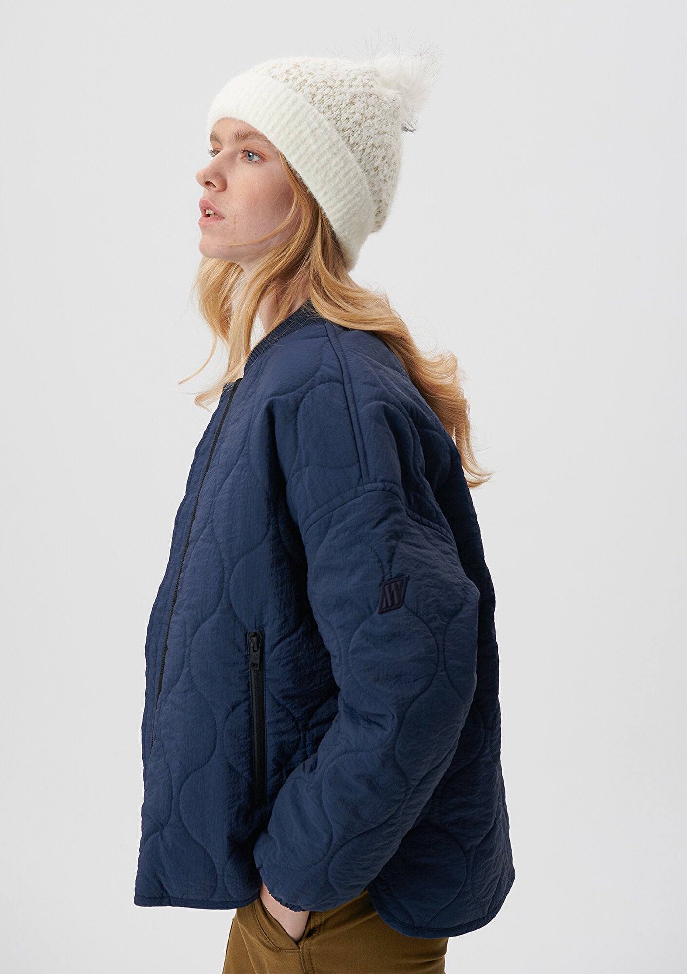 Beige Beanie
