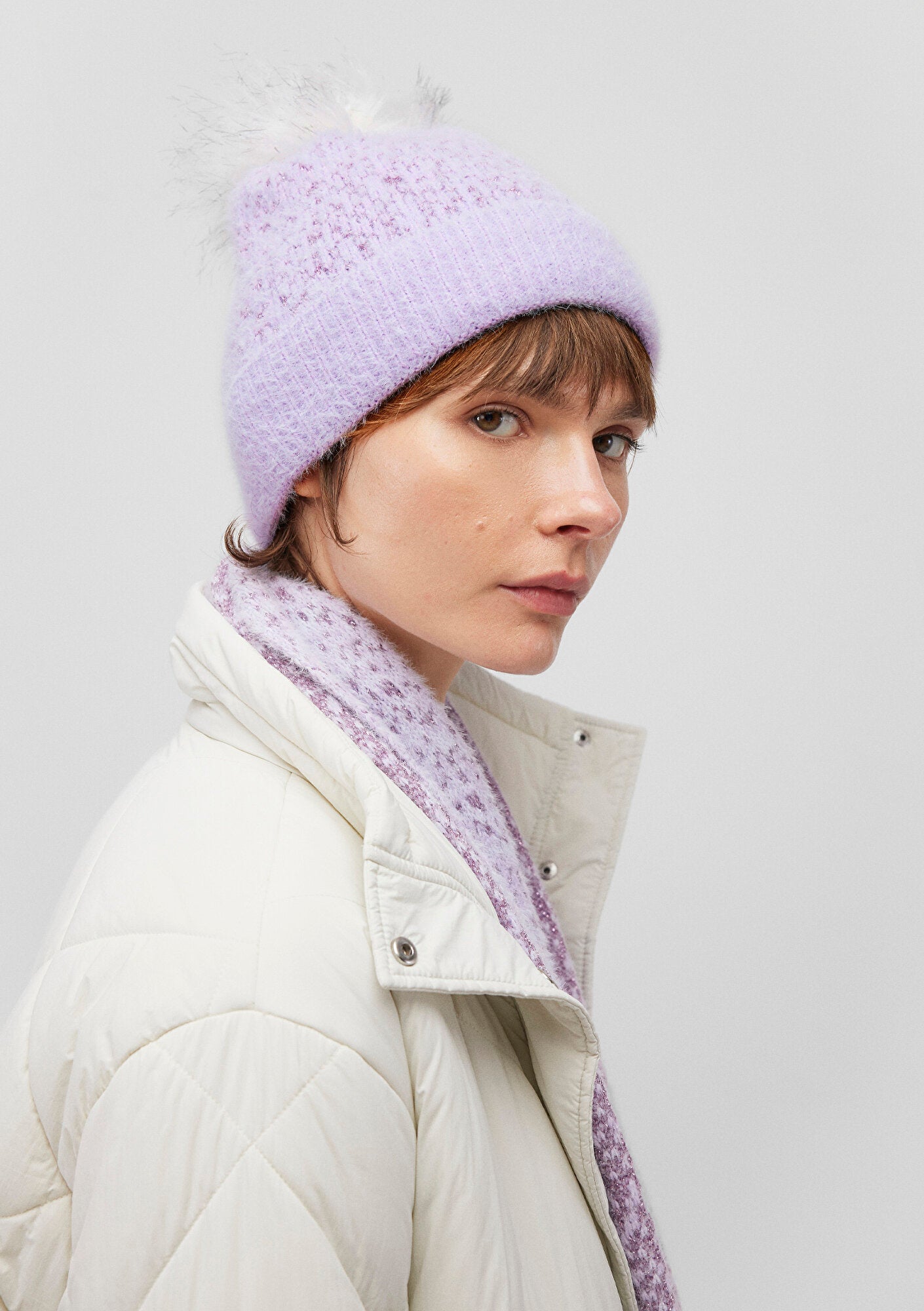 Purple Beanie
