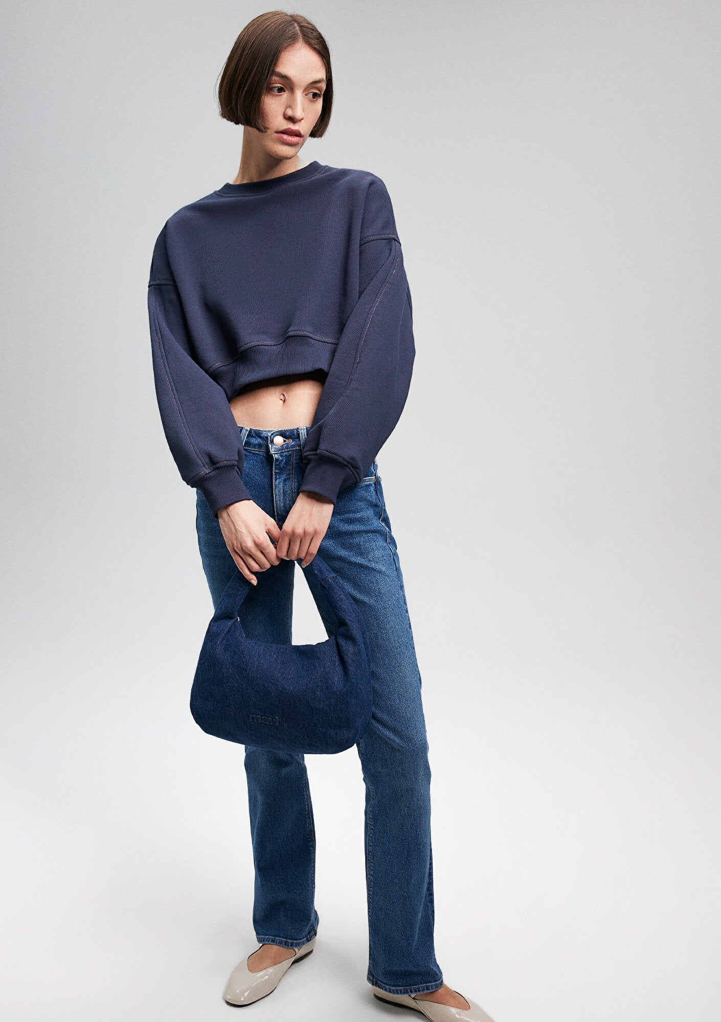 Denim Hand Bag