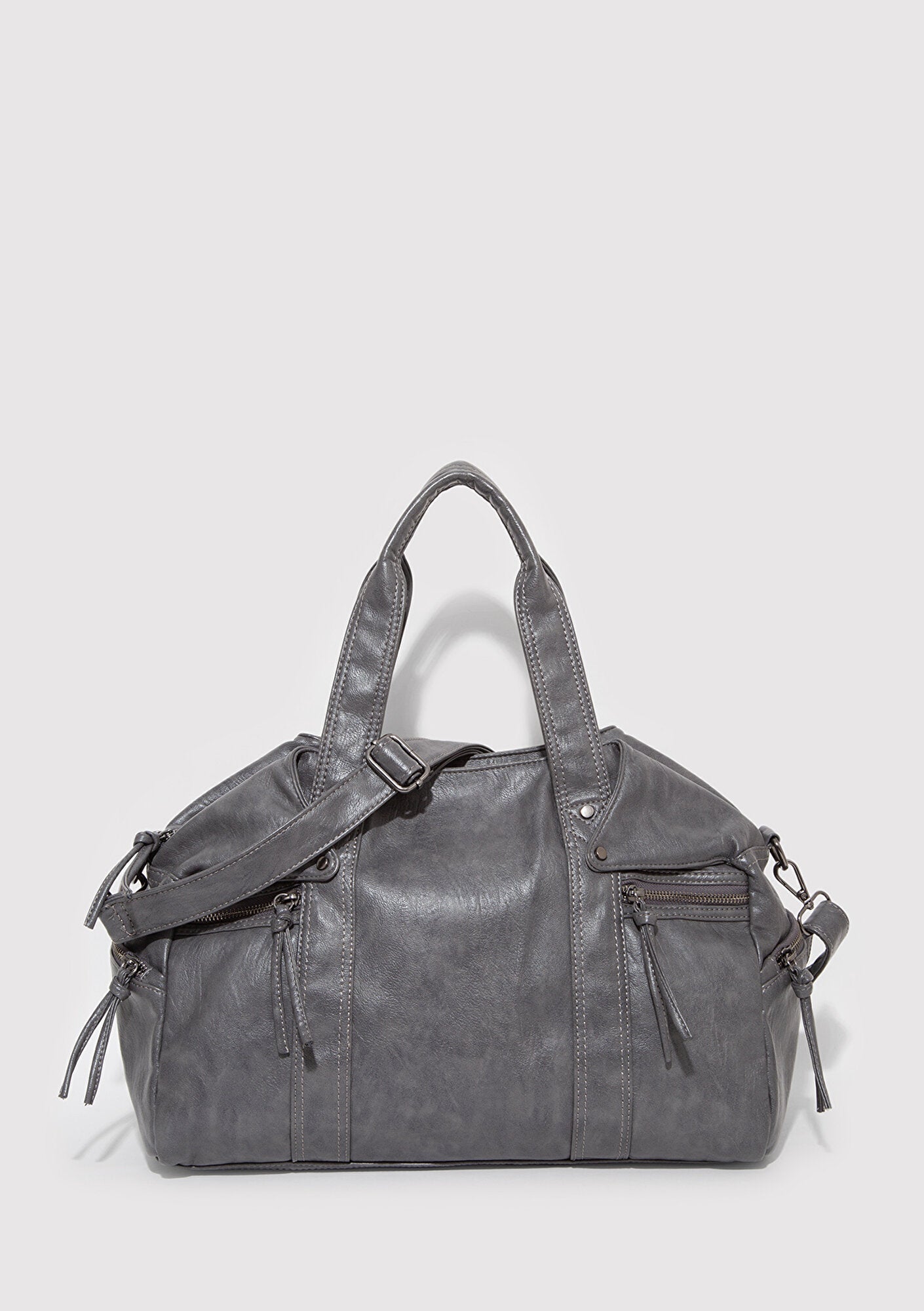 Grey Shoulder Bag