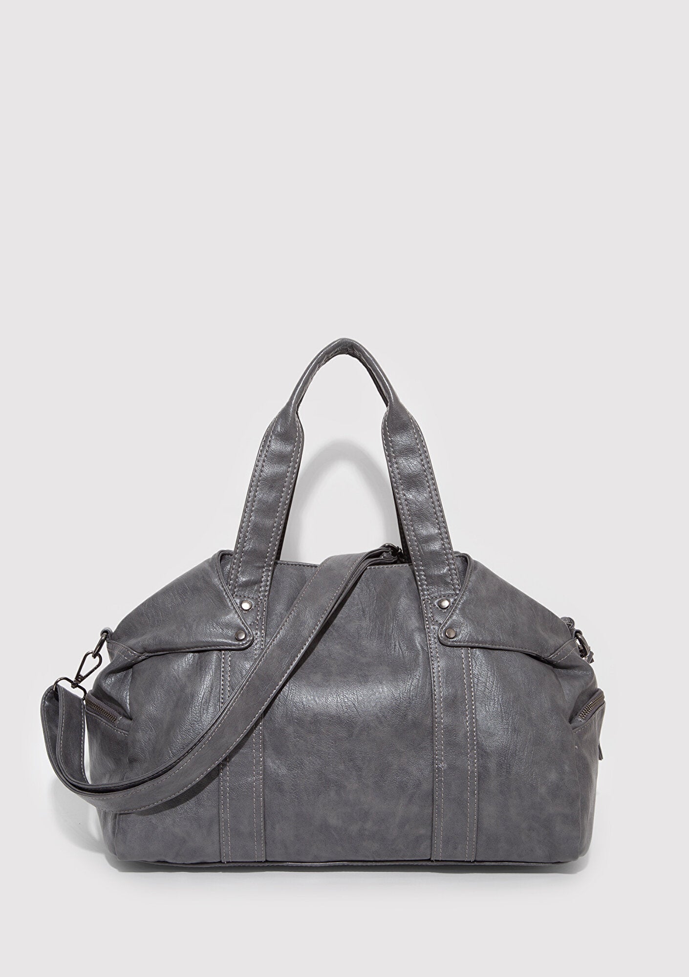 Grey Shoulder Bag