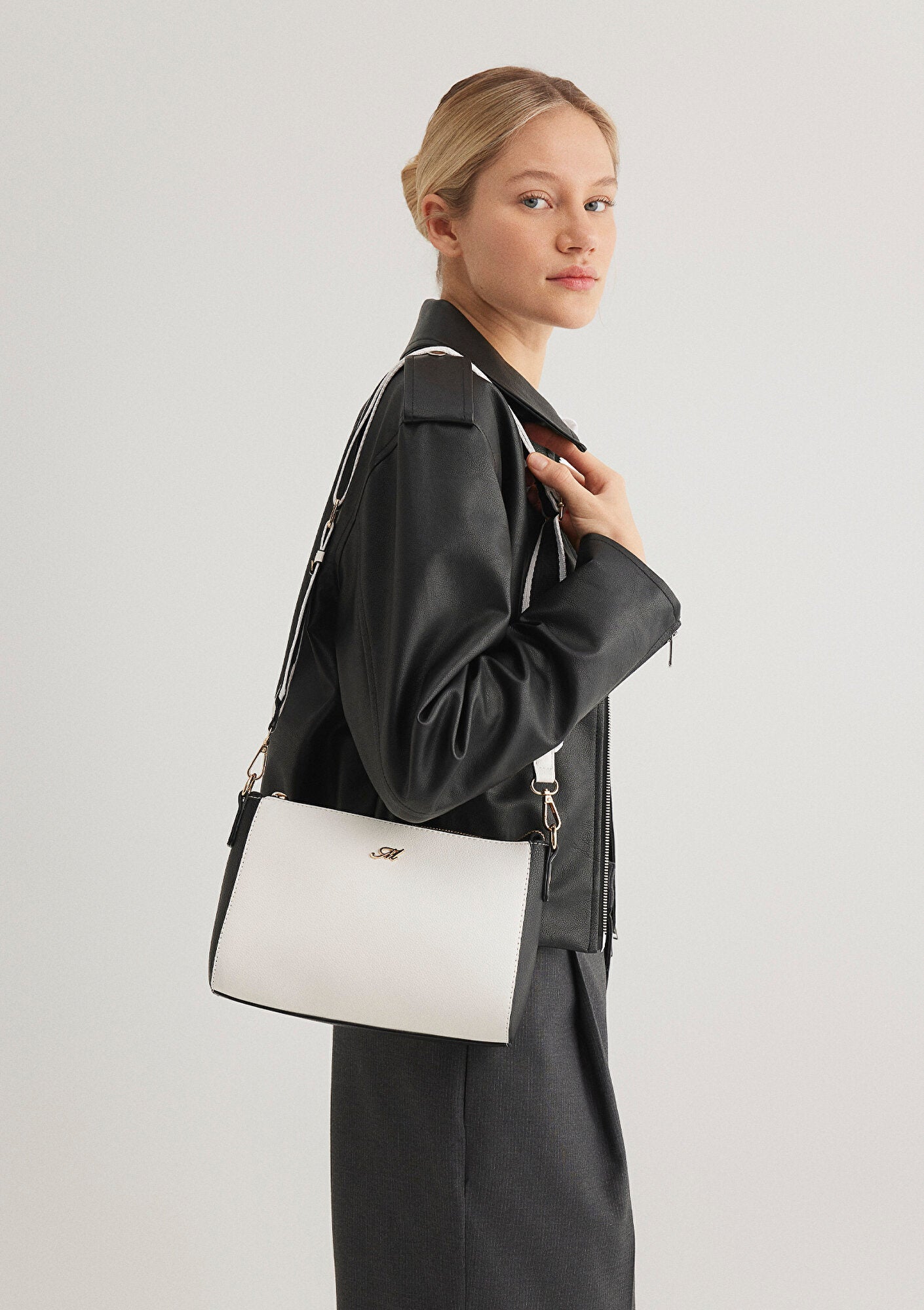 White Messenger Bag