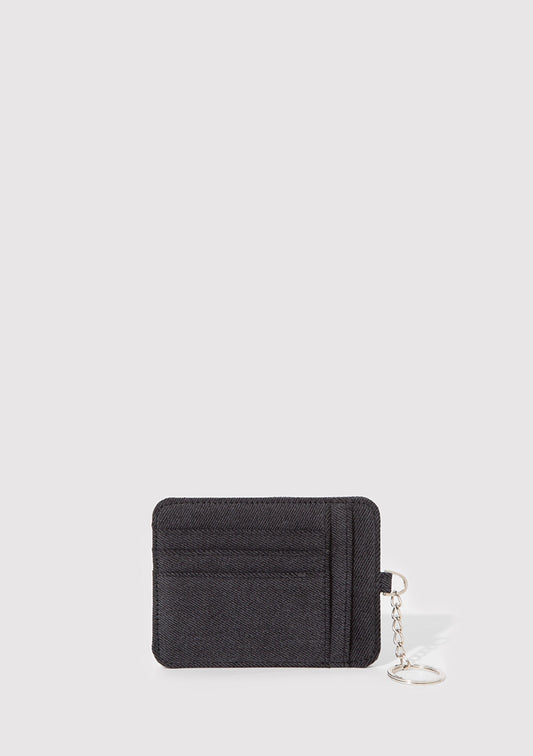 Anthracite Denim Cardholder