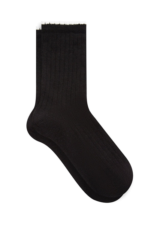Black Socket Socks