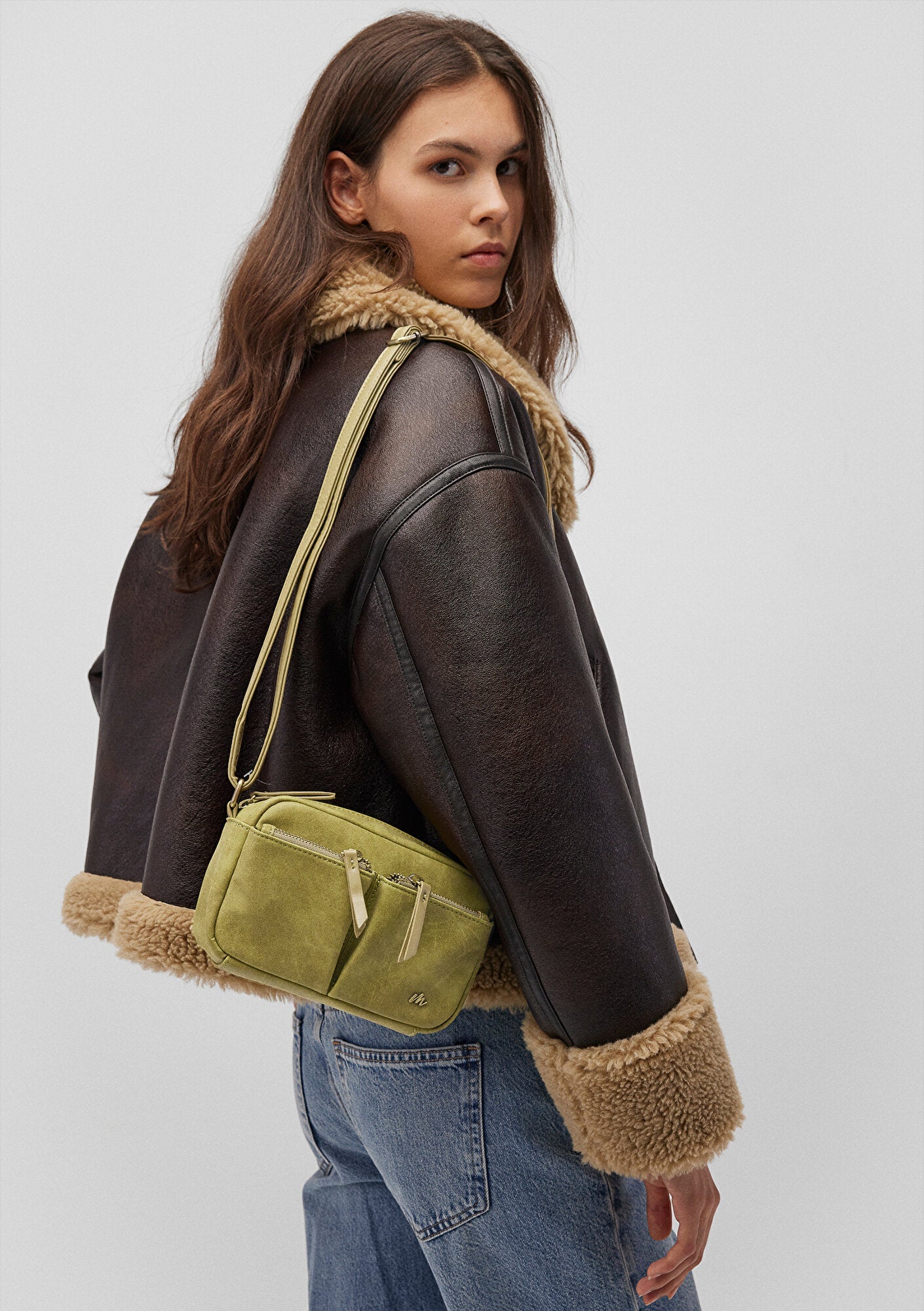 Green Messenger Bag