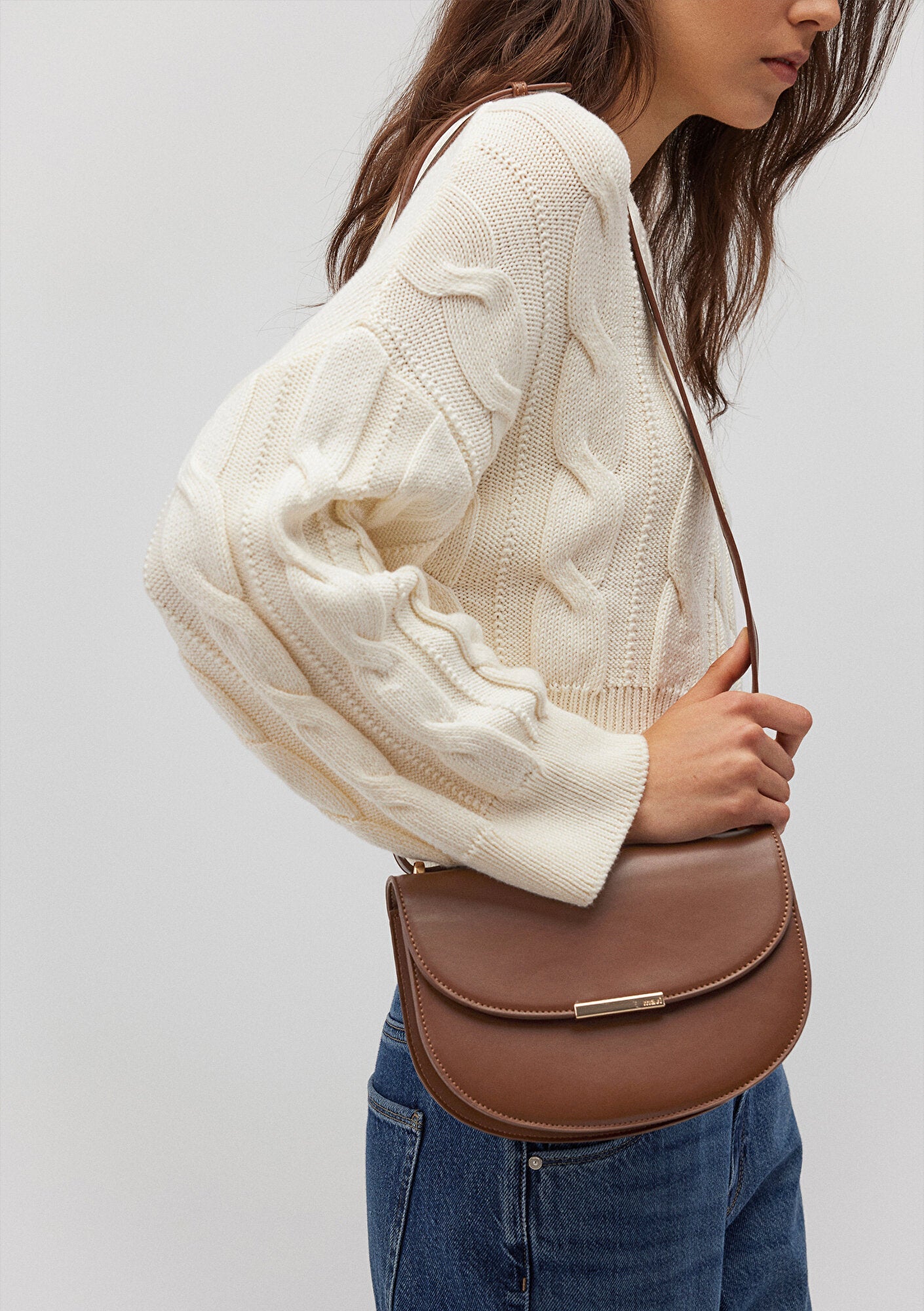 Brown Messenger Bag