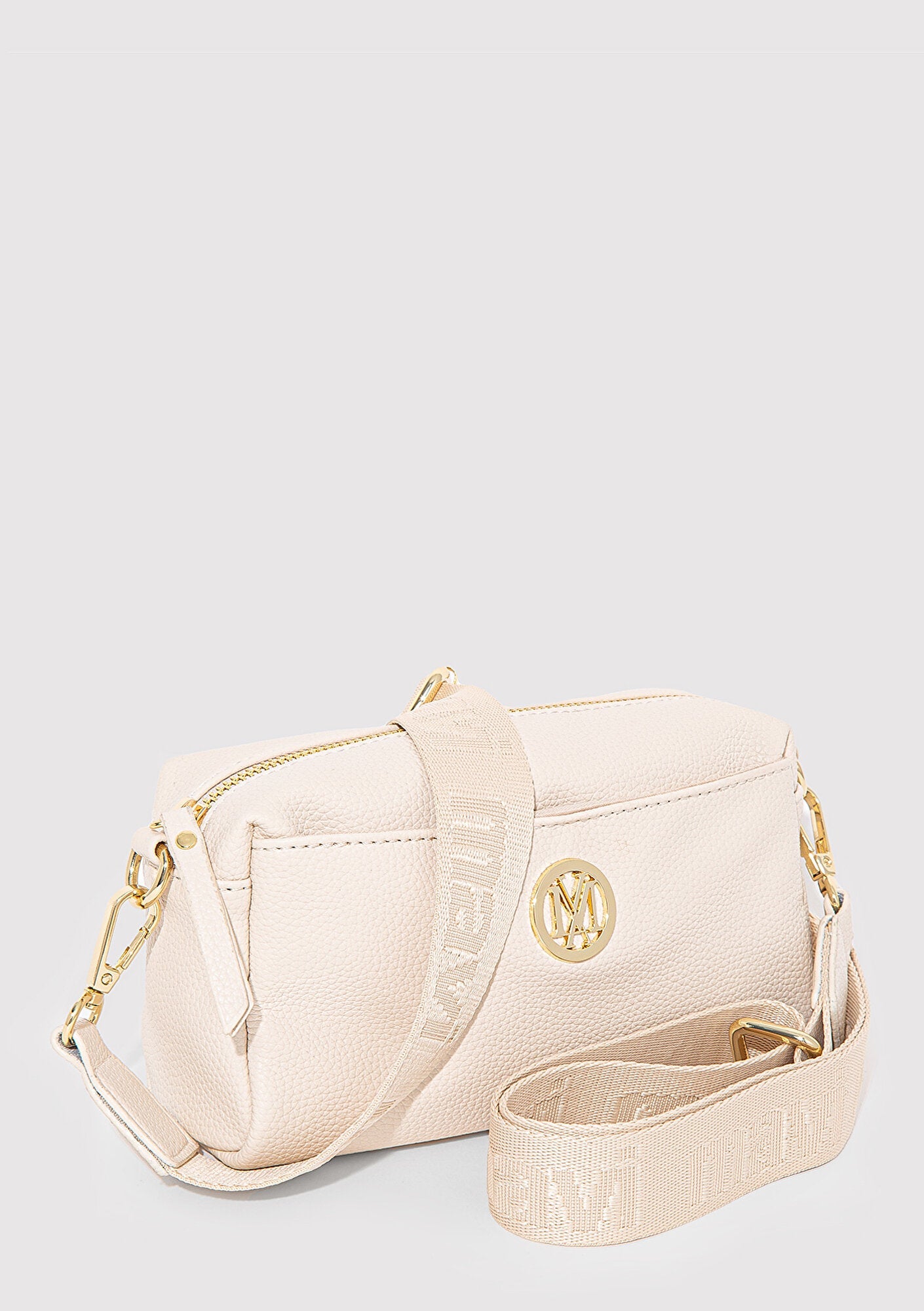 Beige Messenger Bag