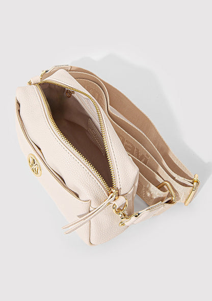 Beige Messenger Bag