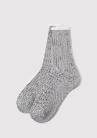 Grey Boot Socks