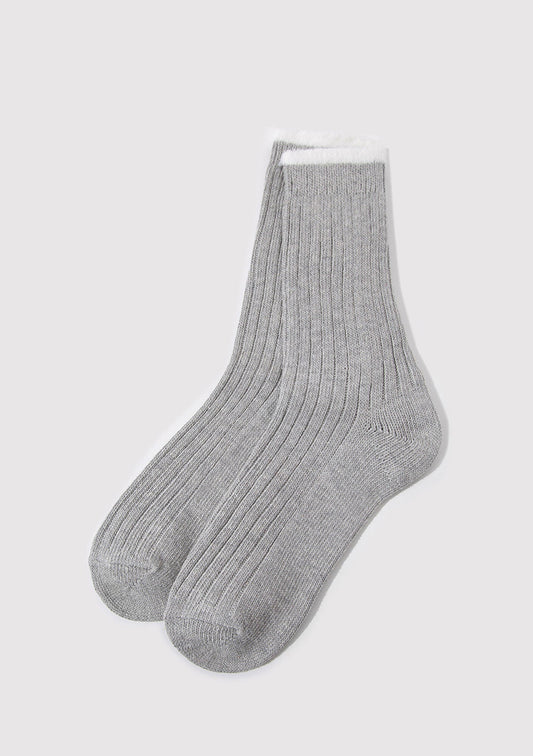 Grey Boot Socks