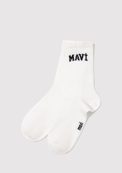 White Socket Socks