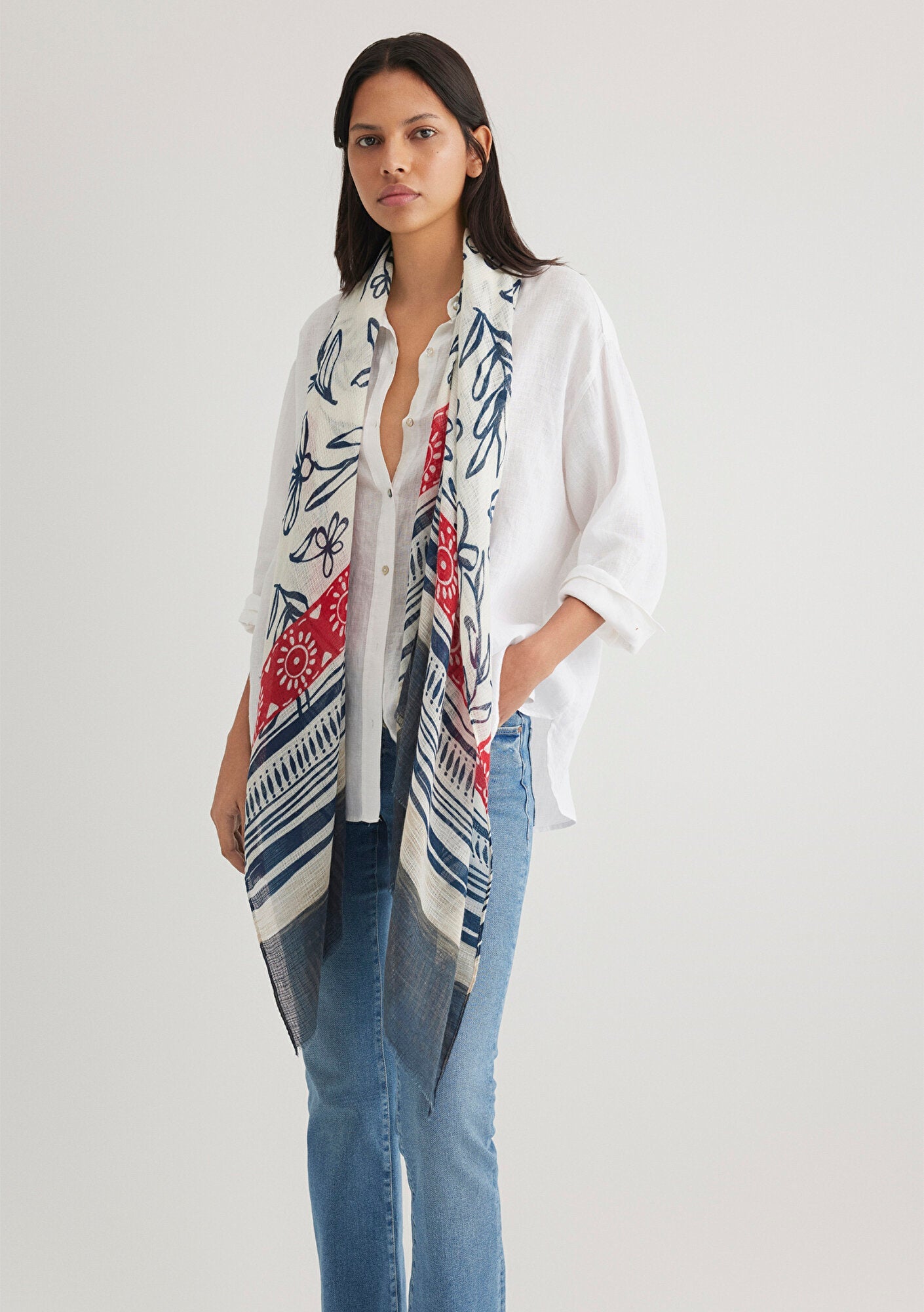 Ecru Shawl