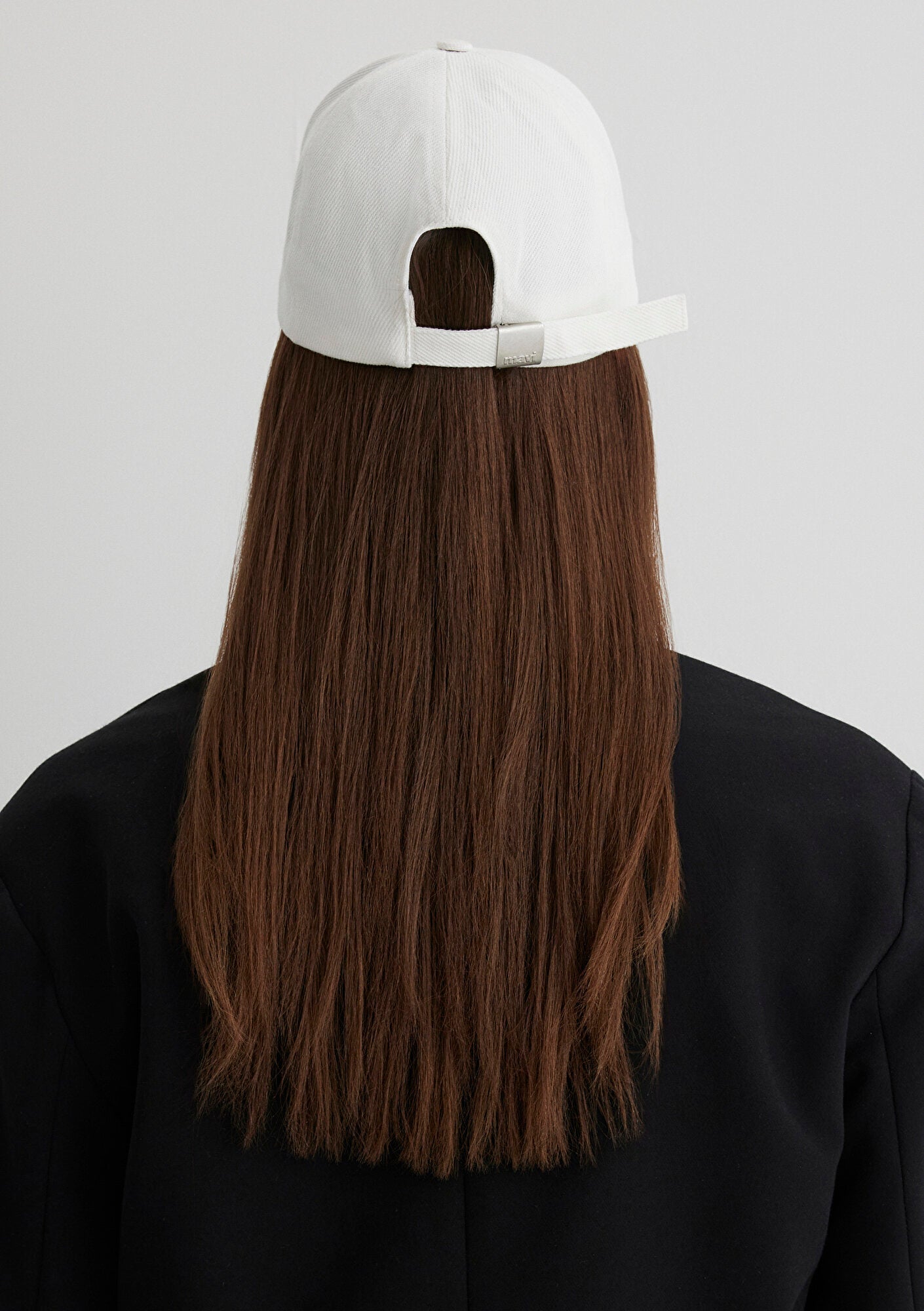 White Denim Cap