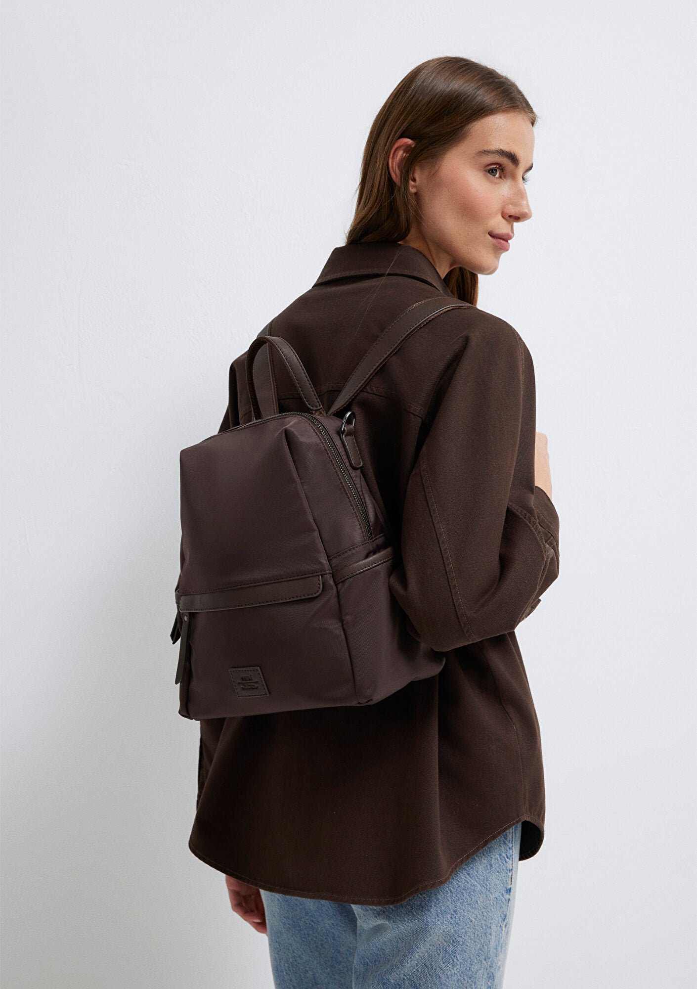 Brown Backpack