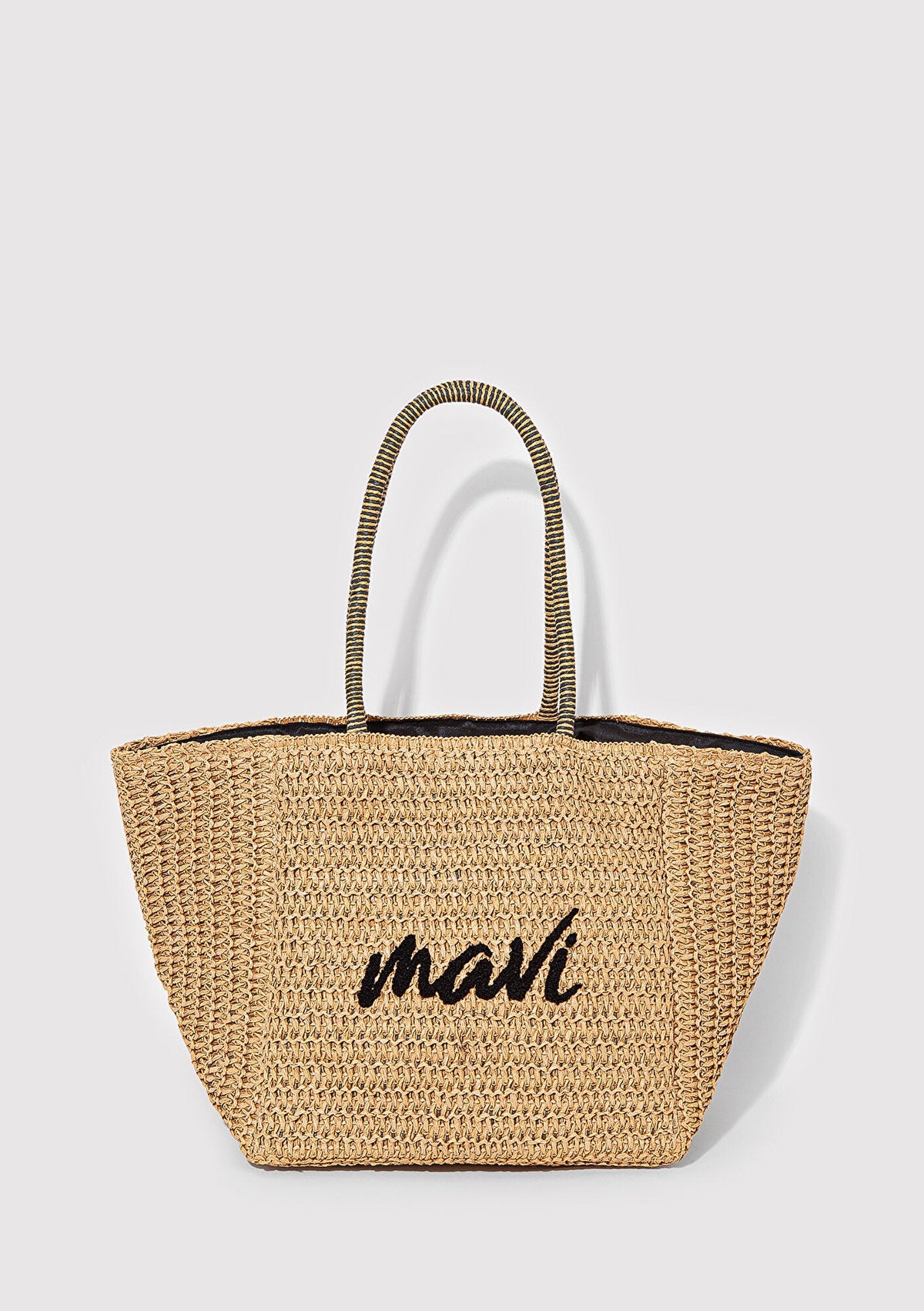 Mavi Logo Straw Bag