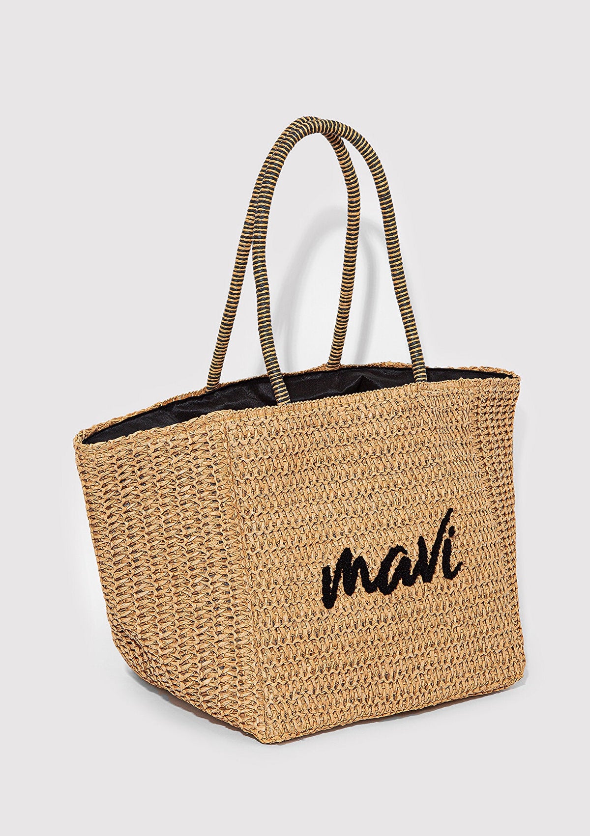Mavi Logo Straw Bag