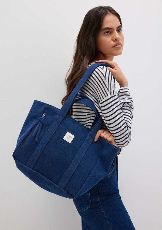 Blue Shoulder Bag