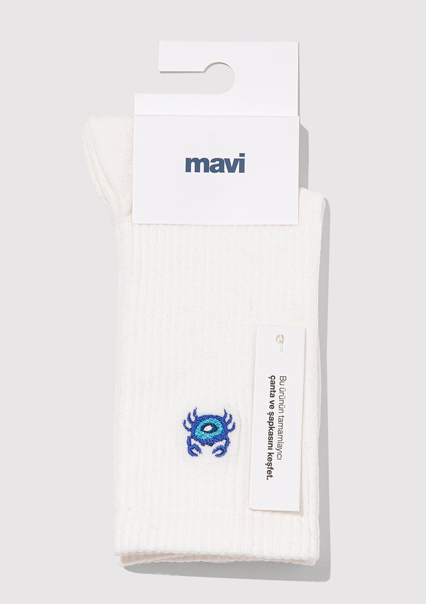 White Crew Socks